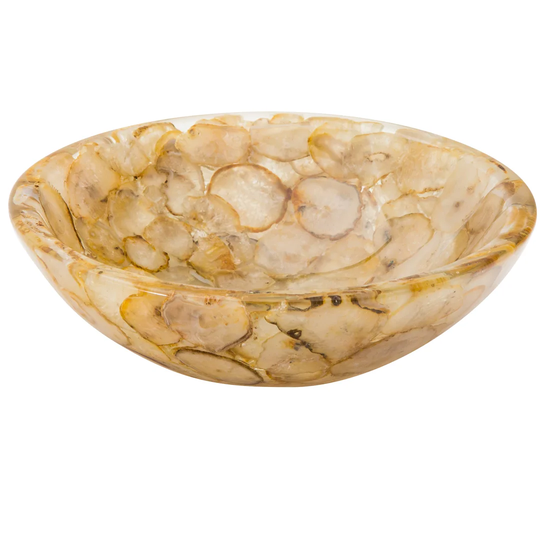 Bobby Agate Stone Circular 400mm Countertop Basin