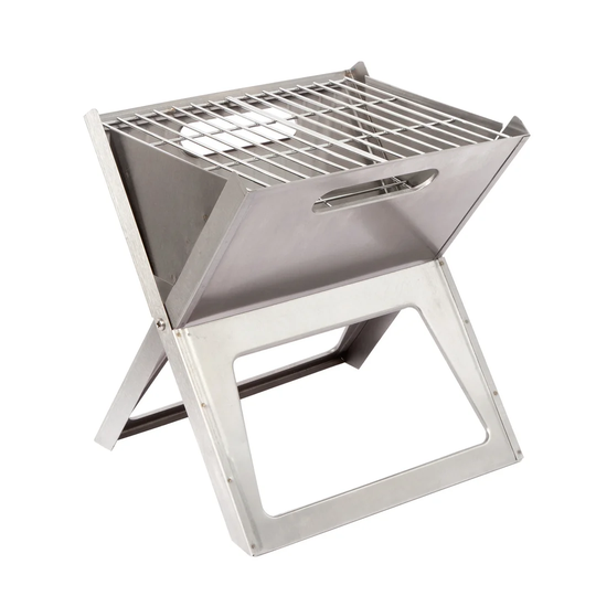 Crissman 27.5cm Stainless Steel Charcoal Barbecue