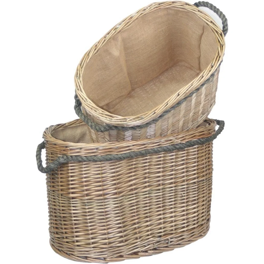 Nicolo 2 Piece Log Basket Set