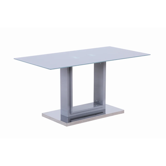 Manhattan Grey Glass Dining Table
