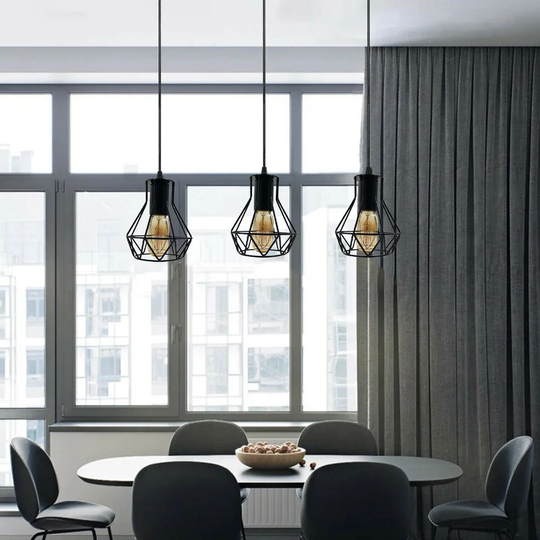 Walley 3-Light Kitchen Island Geometric Pendant