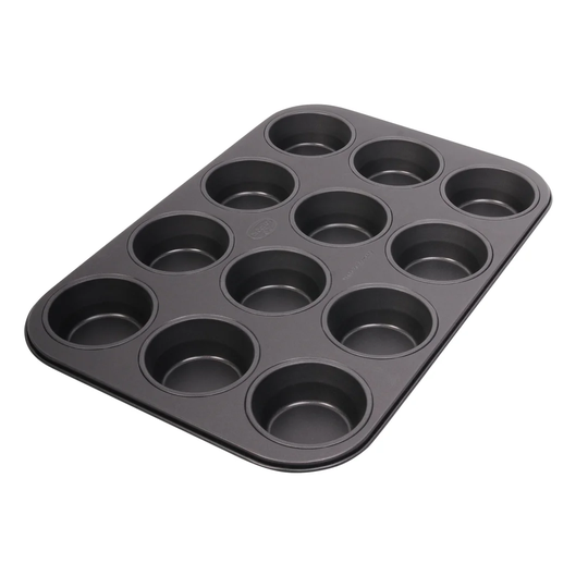 12 Cup Non-Stick Baking Idea Muffin Tin