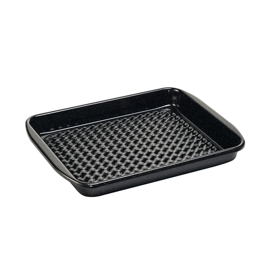 Profibäcker Rectangular Enamel Grill Pan