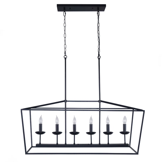 Truitt 6-Light Lantern Chandelier