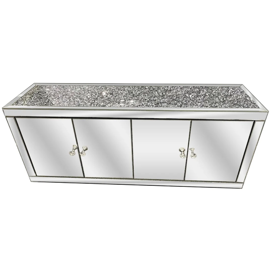 Charbonneau Crushed Diamond Top Sideboard