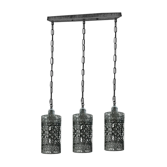 Aceto 3 - Light Kitchen Island Cylinder Pendant