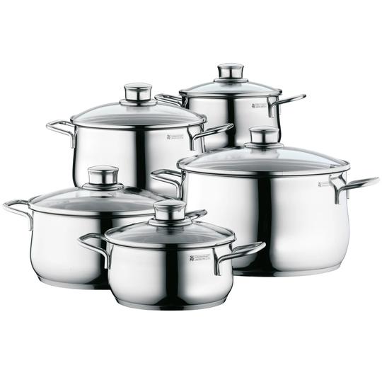 WMF Diadem Plus set of pots 5 pieces Stainless steel