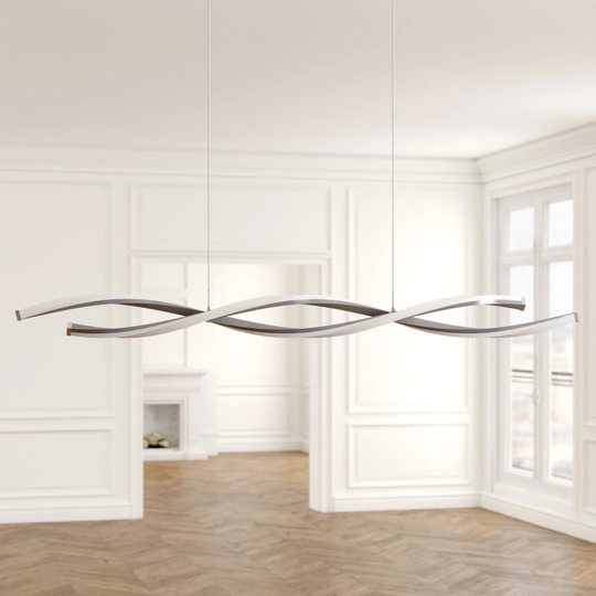Meyerwood 2-Light Kitchen Island Geometric LED Pendant
