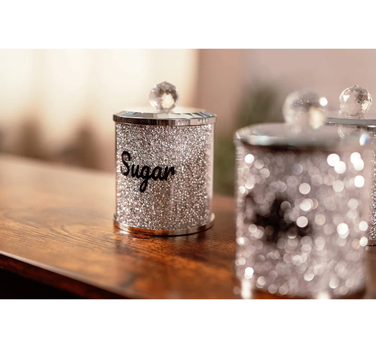 Tea Coffee Sugar 3 Piece Kitchen Canister Set