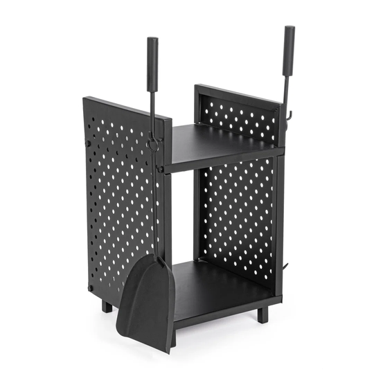 Emalynn 43Cm W x 35Cm D Metal Log Rack
