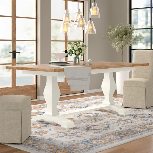 Mason Extendable Solid Wood Dining Table