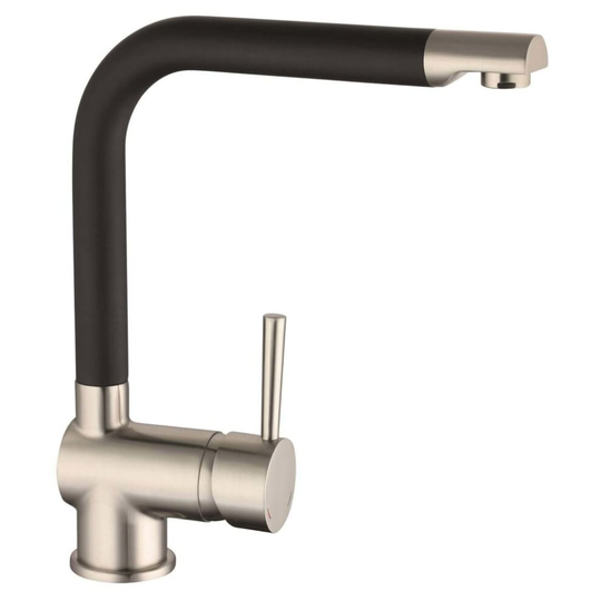 SCHÜTTE Sink Mixer RIO Stainless Steel Basin Sink Faucet Mixer Waterfall Tap