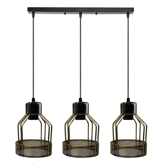 Elitia 3-Light Kitchen Island Drum Pendant