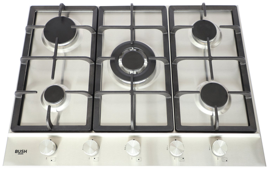 Bush B5BGHSS Gas Hob - Stainless Steel