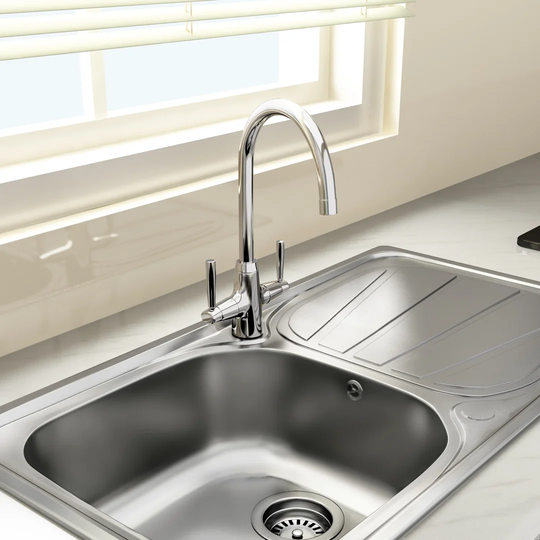 Aquatrend Twin Lever Monobloc Tap
