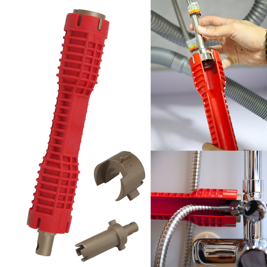 Amenitee Faucet Wrench Extra-long design lets turn Home Tool 35cm Sink Tool