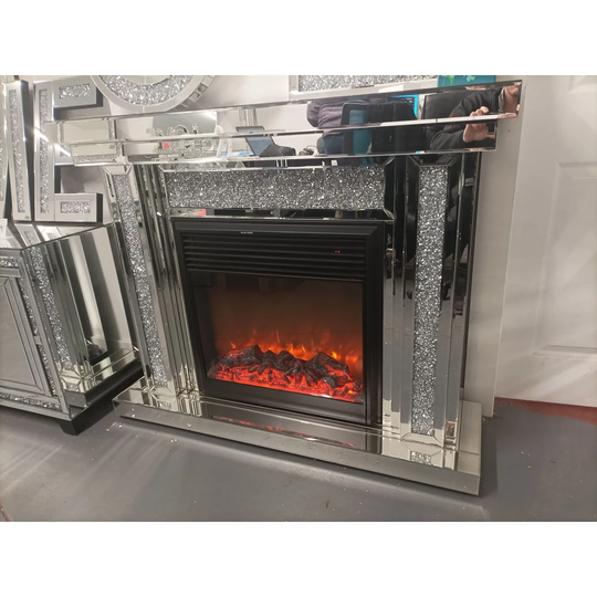 Diamond crush Roma Fireplace