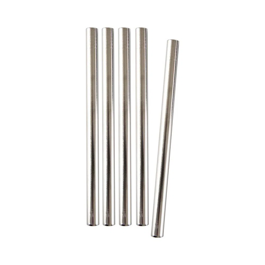 Stacey Set Of 50 Straight Straws With Brush 15cm