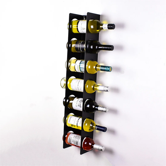 Steel Wall Mounted Narrow Wine Rack