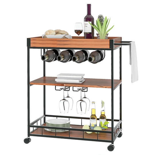 Neko 67cm Kitchen Trolley with Locking Wheels