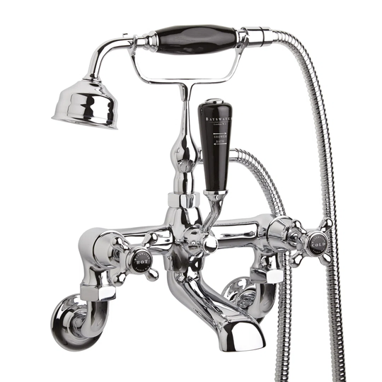 Solid Brass Wall Mounted Bath Shower Mixer