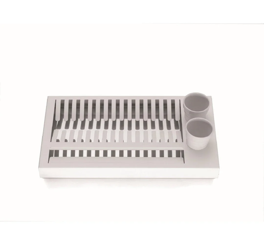 Nieves Aqua White, Dish Rack