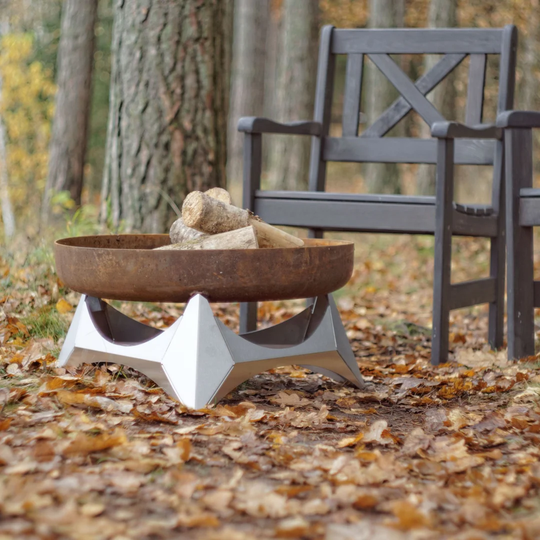 Quesada Stainless Steel Charcoal/Wood Burning Fire Pit