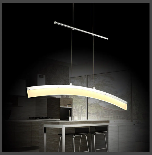 Manke 1-Light Kitchen Island Linear LED Pendant