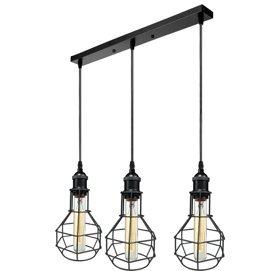 Bednar 3-Light Kitchen Island Geometric Pendant