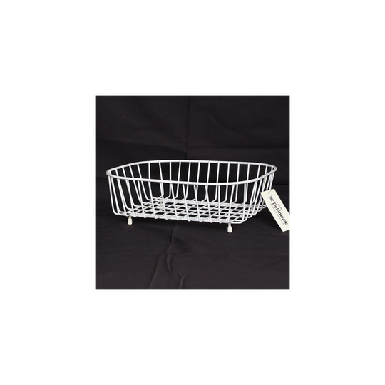 Delfinware Oval Sink Basket Dish Rack in Cream 2947CRM
