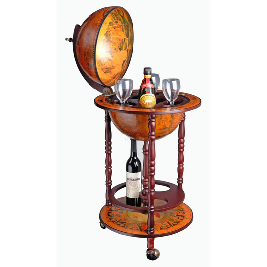 WestWood 330MM Bar Globe Drinks Cabinet | Vintage Drinks Cabinet