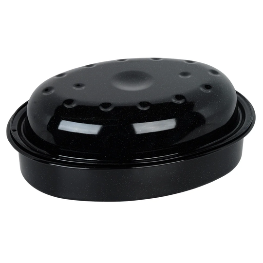 Vitreouse 23.8cm Oval Casserole with Lid