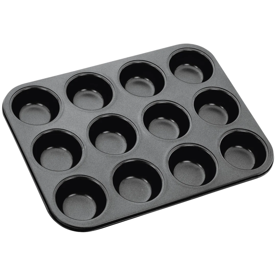 Stellar Bakeware, 12 Cup Cupcake/Muffin Tin, Cup Size 6.5 x 3cm, Non-Stick