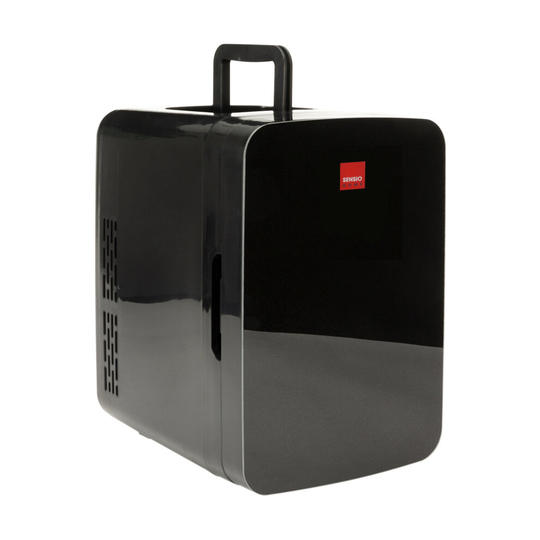 (10L Black) SENSIOHOME Mini Fridge Cooler & Warmer | 12v, UK & EU Plug