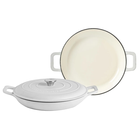 Argon Tableware 3.5 l Cast Iron Round Casserole Dish
