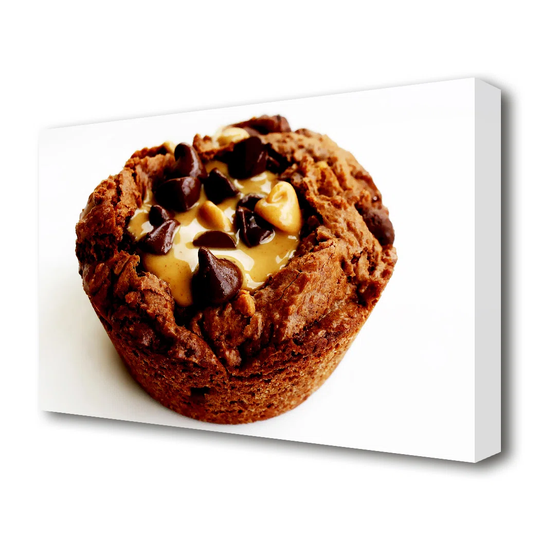 Chocolate Caramel Muffin Kitchen - Wrapped Canvas Photograph Print
