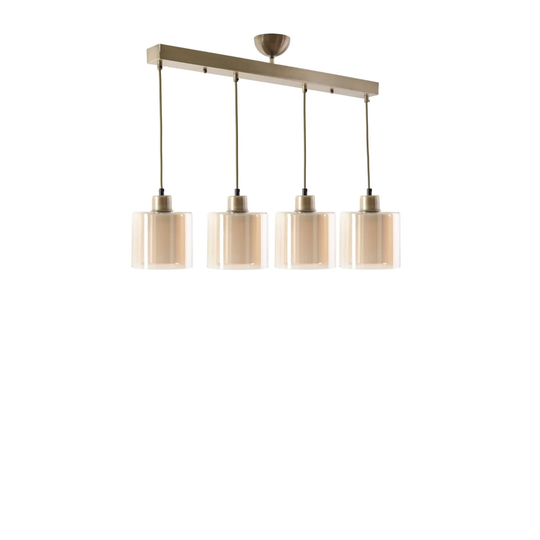 Malley 4-Light Kitchen Island Cylinder Pendant