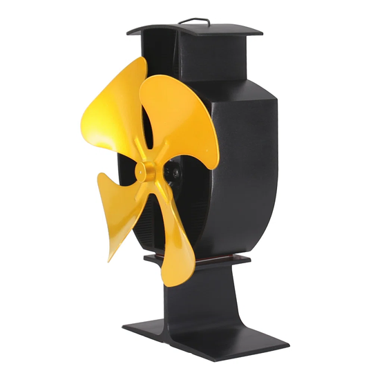 Aidalynn Stove Fan For Fireplace Eco Friendly Steel and Efficient Heat Circulation