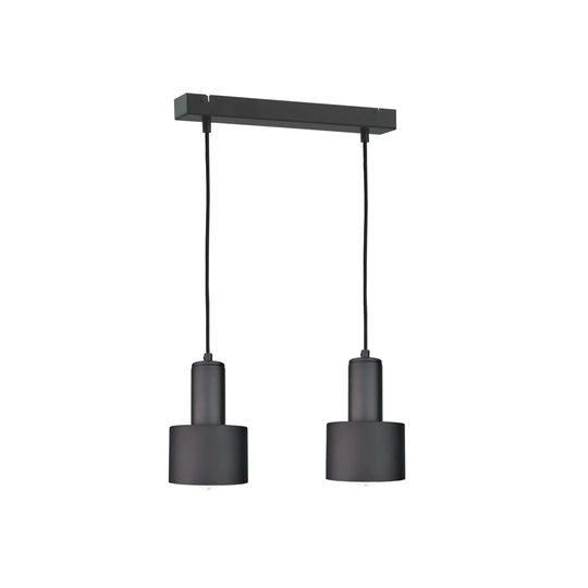 2-Light Kitchen Island Cylinder Pendant