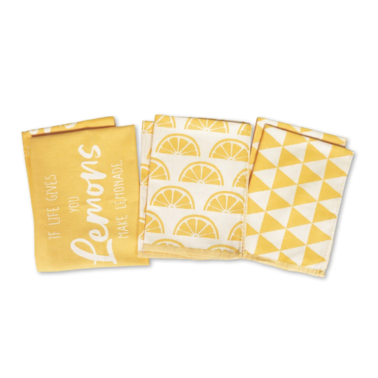 6 Piece Make Lemonade Dish Cloth Set