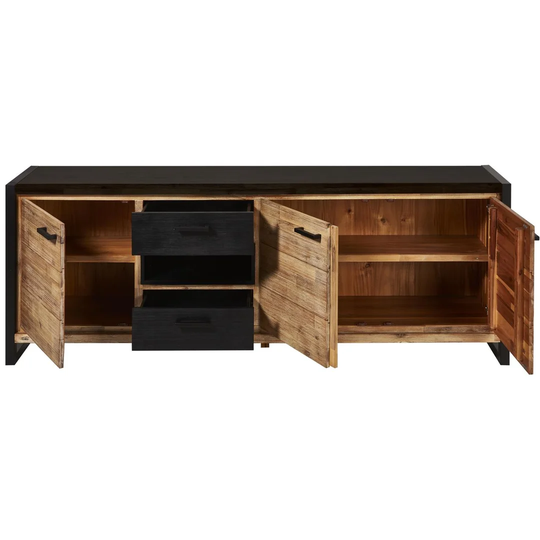 ConCourse 42 Cm Wide 2 Drawer Acacia Solid Wood Sideboard