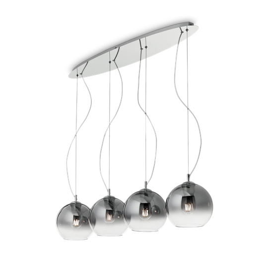 4 -Light Kitchen Island Globe Pendant