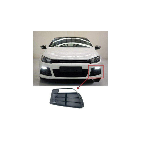 VW Scirocco R 2008-2014 Front Bumper Fog Grille Passenger Side