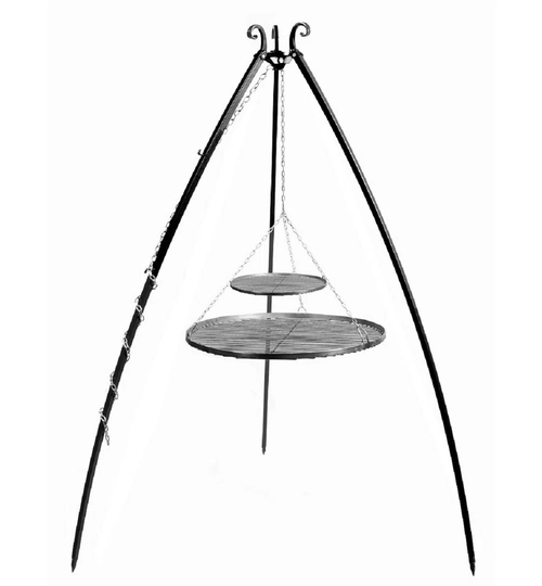 Double BBQ Grates Tripod