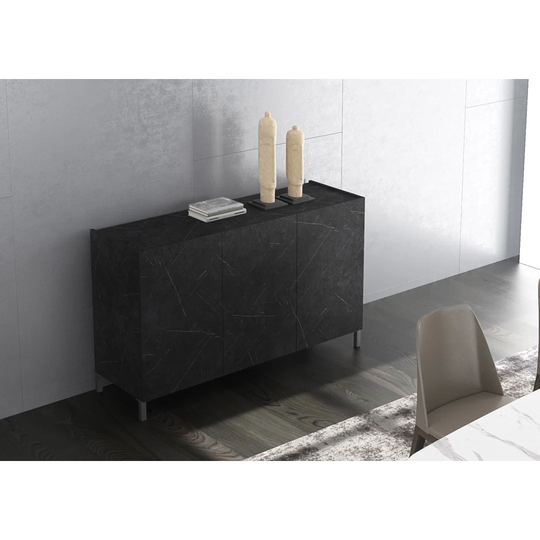 Eddy Black Marble sideboard