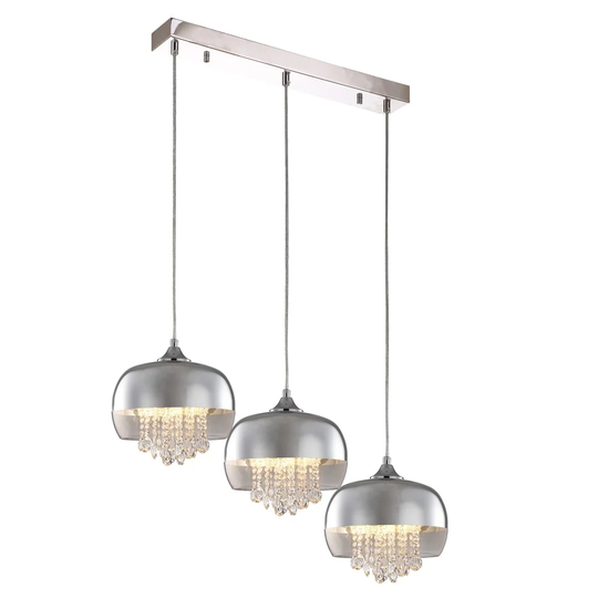 Dolezal 3-Light Kitchen Island Dome Pendant