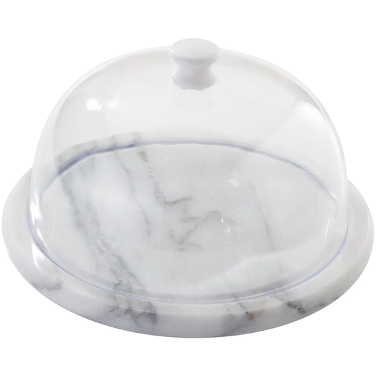 Judge Marble, 19 x 10cm Cheese Board, White