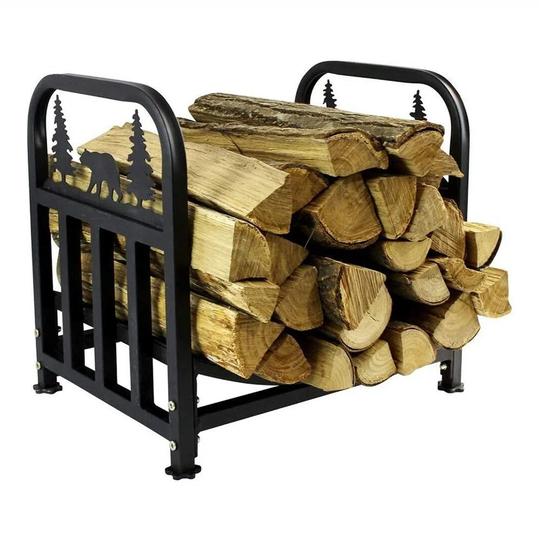 Jadene 43.5Cm W Metal Log Rack