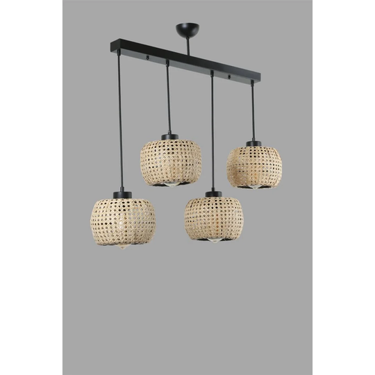 Nai 4-Light Kitchen Island Drum Pendant