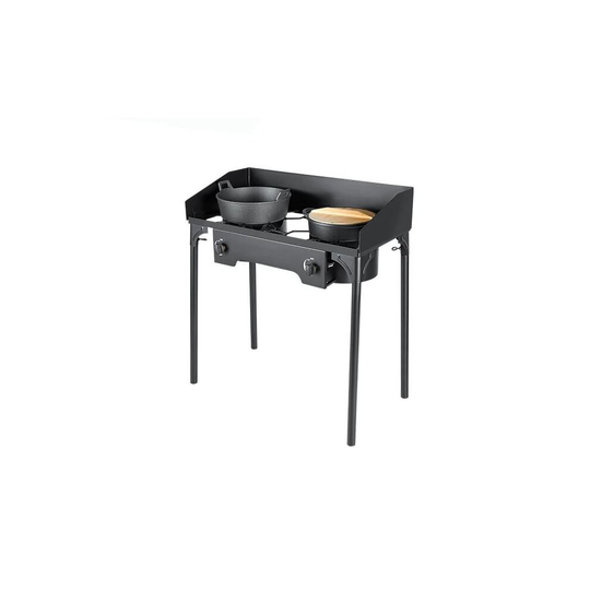 Super grills 2 Burner Camp Stove portable outdoor camping wind shield